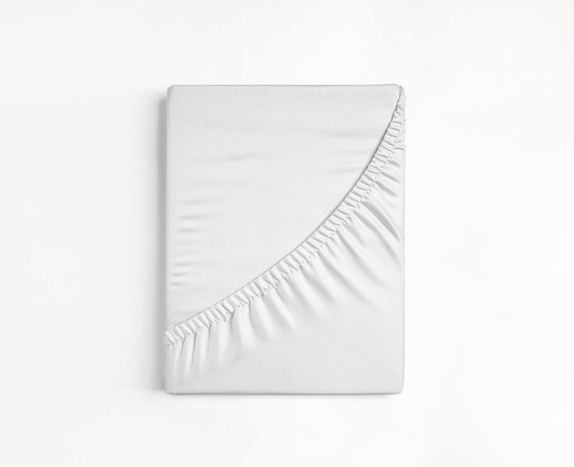 Fitted Sheet, Cotton, White