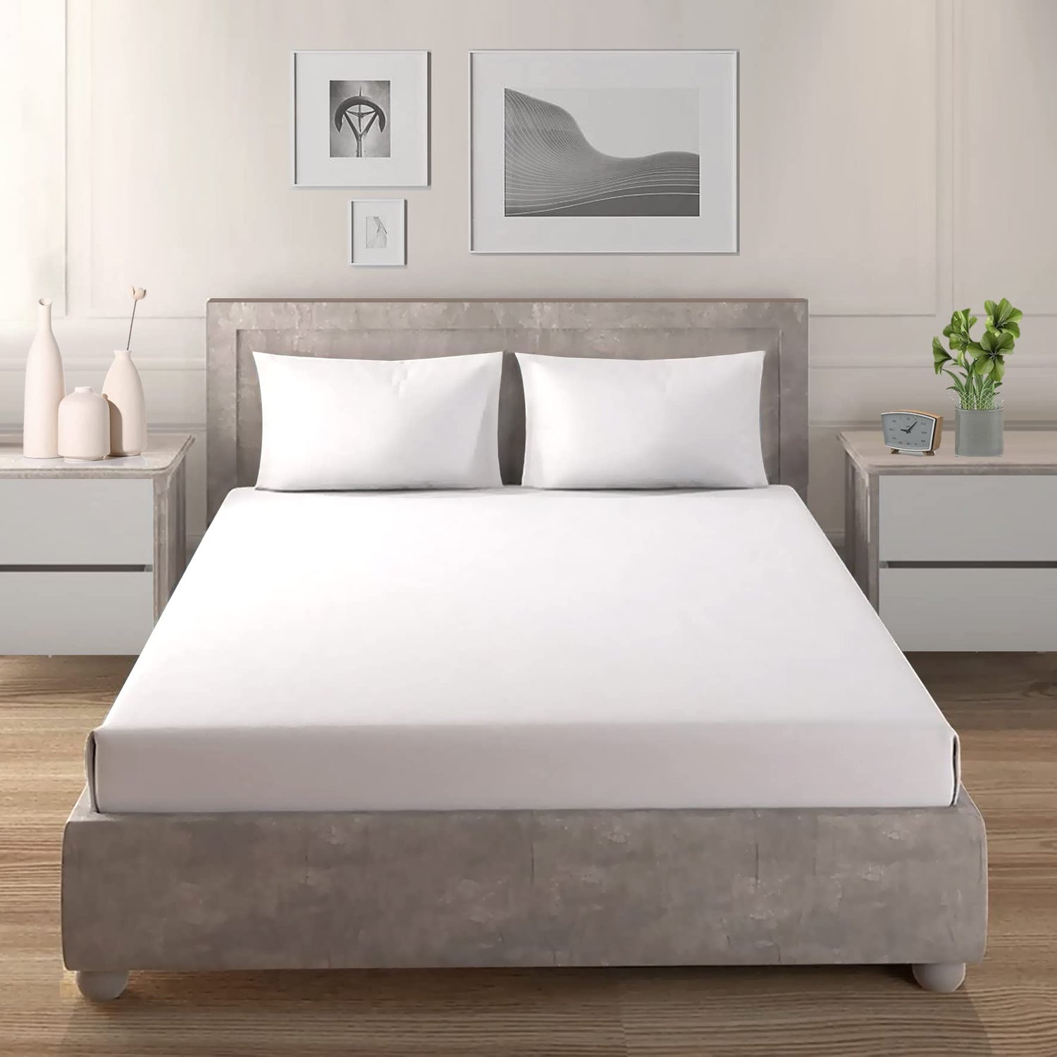 Flat Sheet, Cotton, White