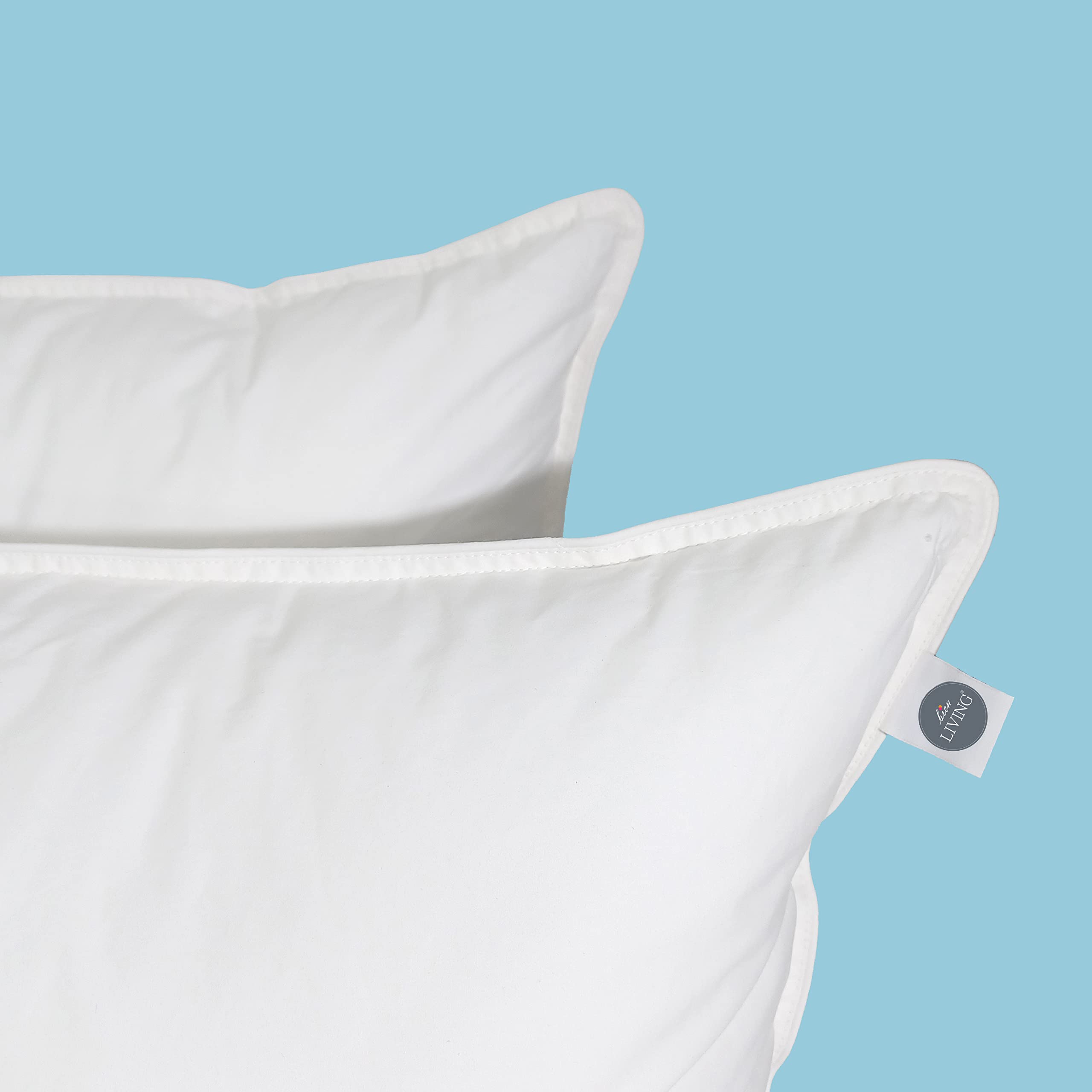 Down Alternative, Soft Microfiber Pillow, White