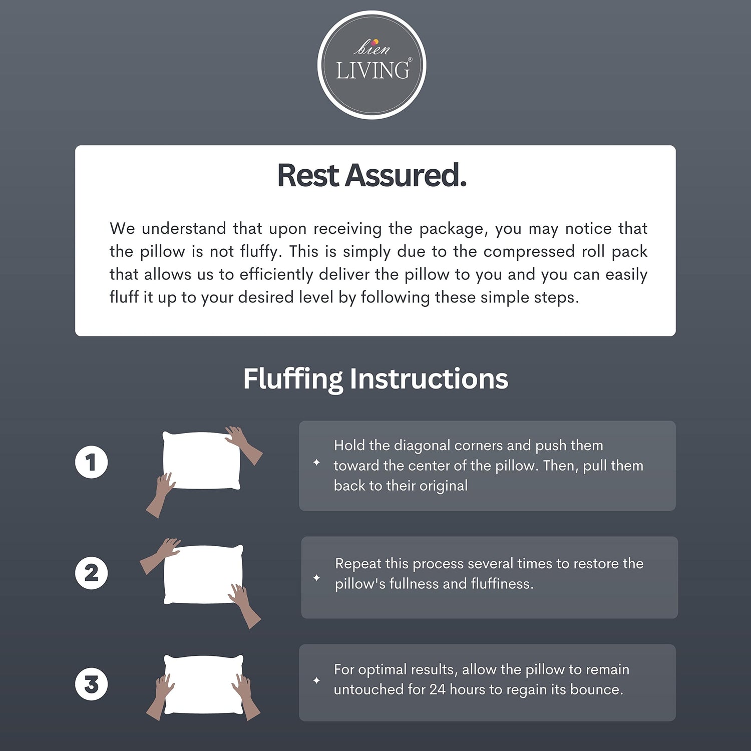 Down Alternative, Soft Microfiber Pillow, White