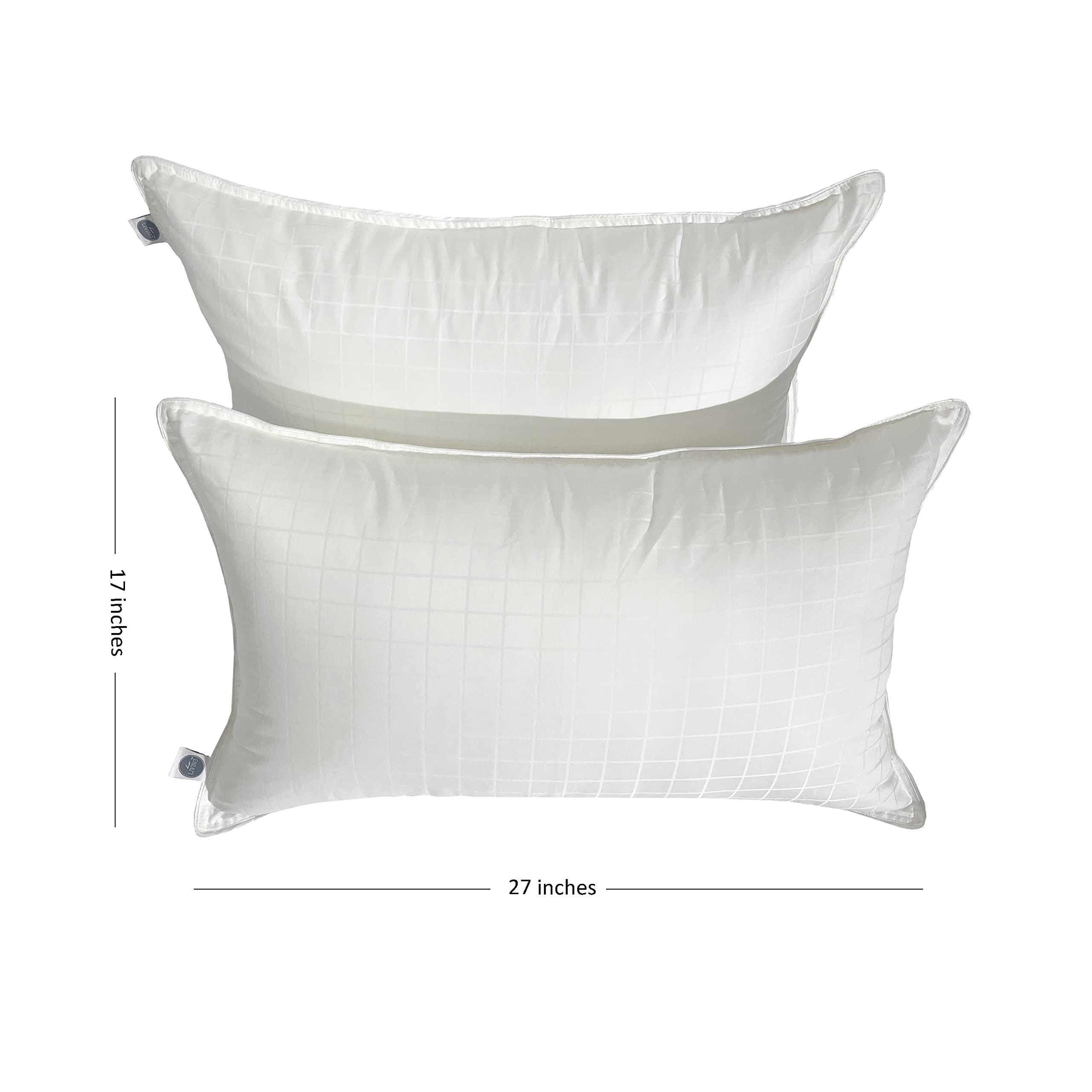 Pristine Pillow, Soft Microfiber Pillow, White