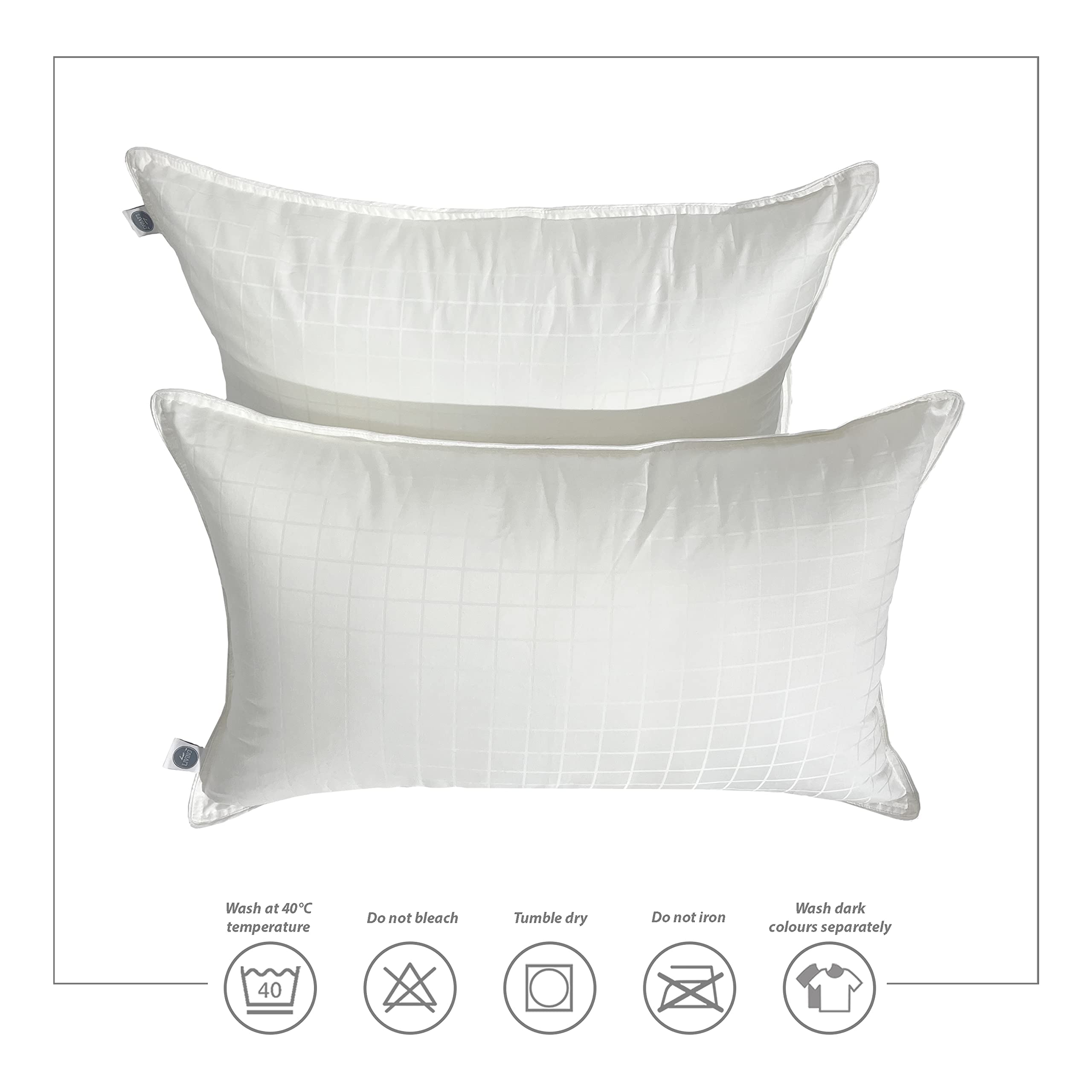 Pristine Pillow, Soft Microfiber Pillow, White