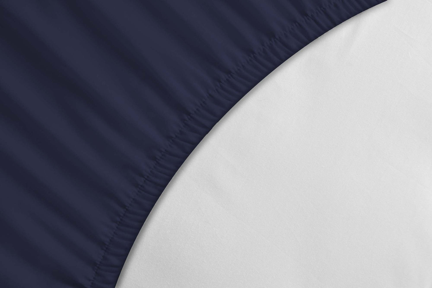 100% cotton - Fitted Bed Sheet - Dark Blue