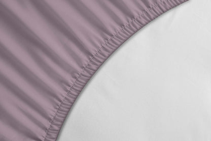 100% cotton - Fitted Bed Sheet - Lilac