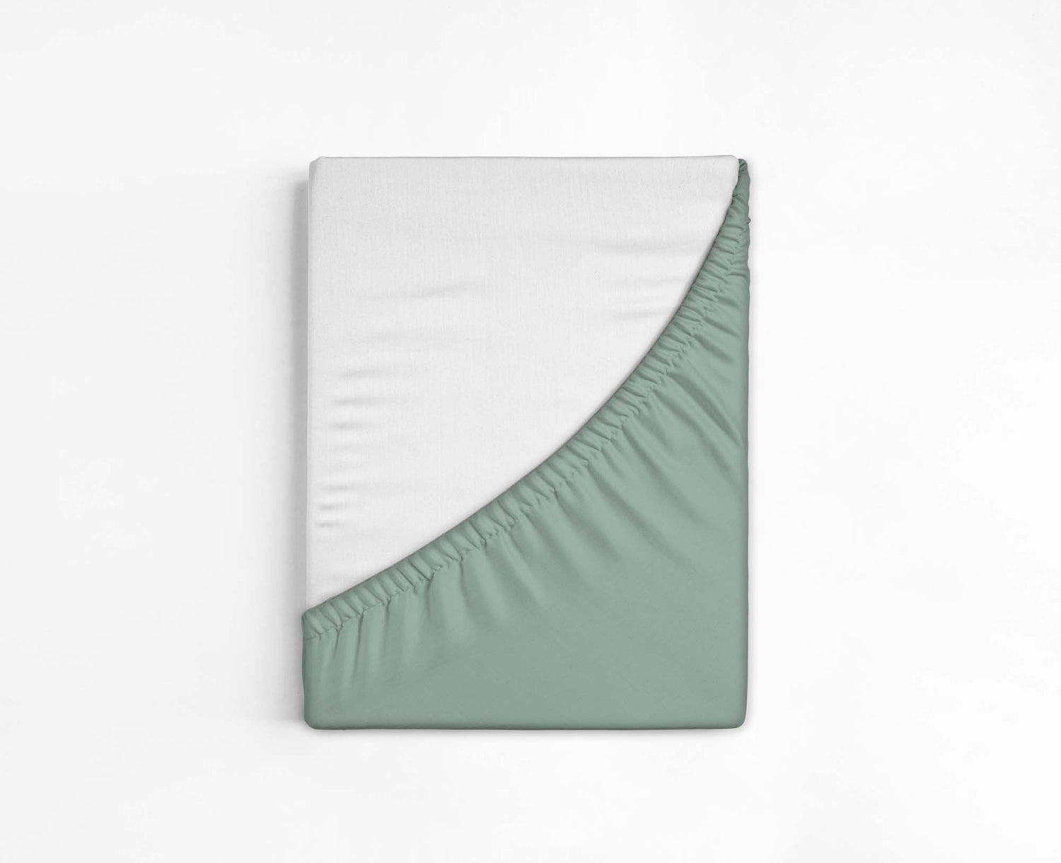 100% cotton - Fitted Bed Sheet -  Mint