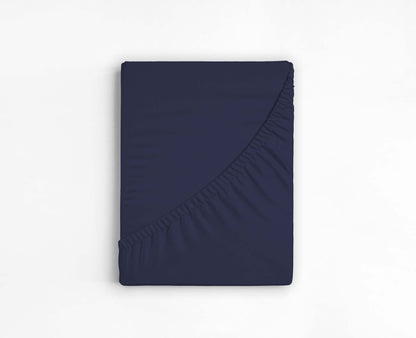 100% cotton - Fitted Bed Sheet - Dark Blue