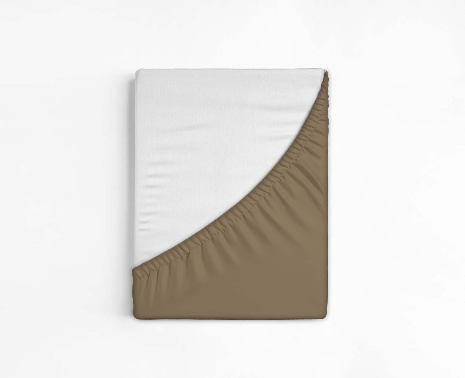 100% cotton - Fitted Bed Sheet - Brown Stone