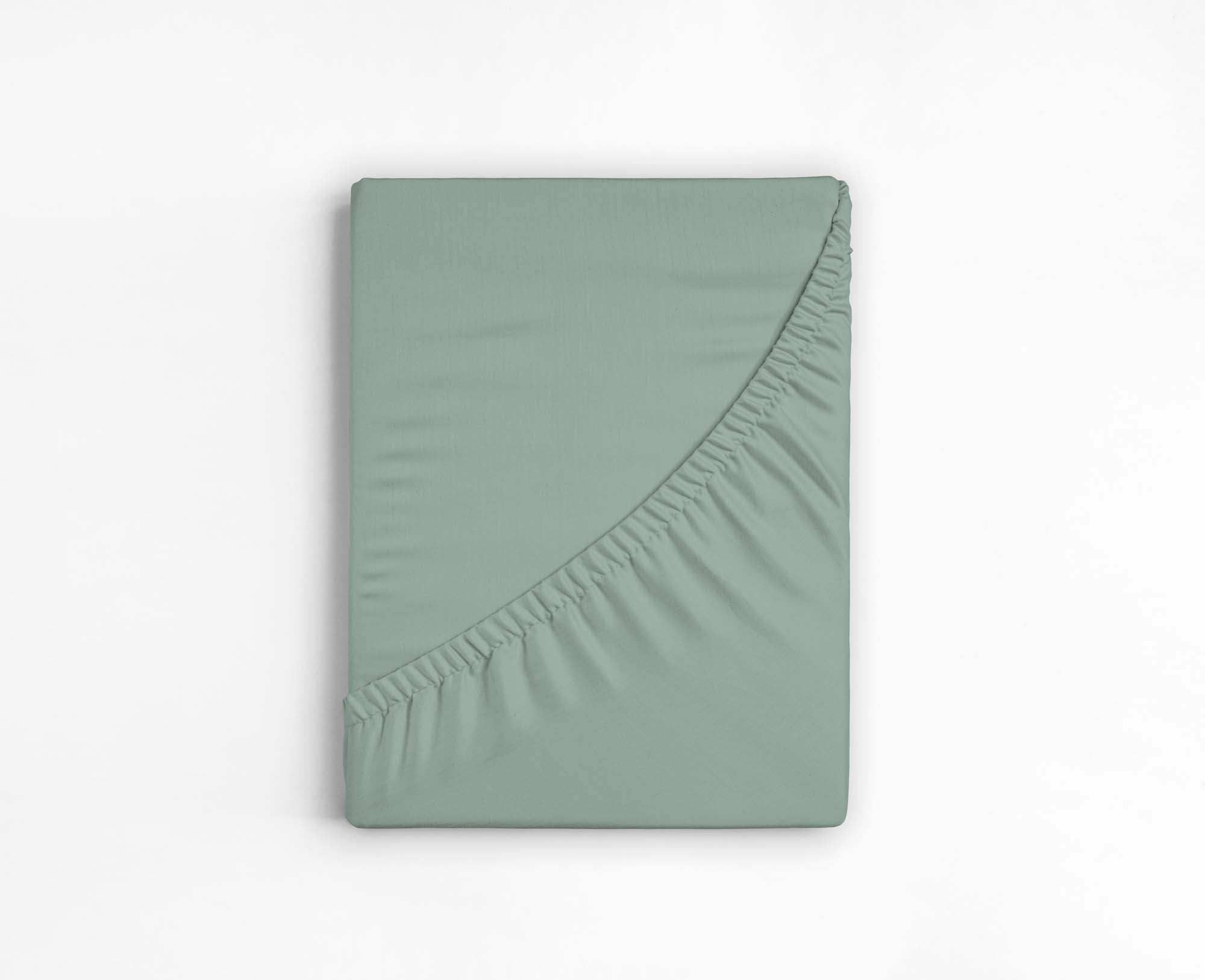 100% cotton - Fitted Bed Sheet -  Mint