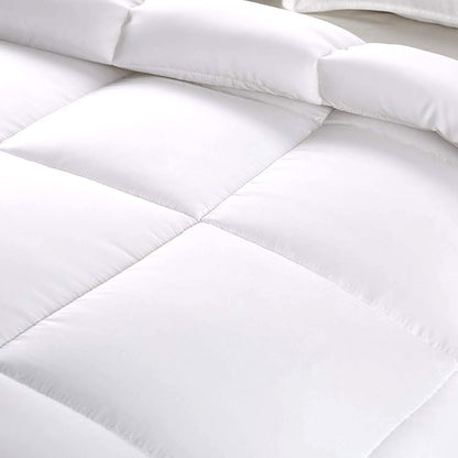 Reversible Comforter Single / Double Bed 110 GSM, White