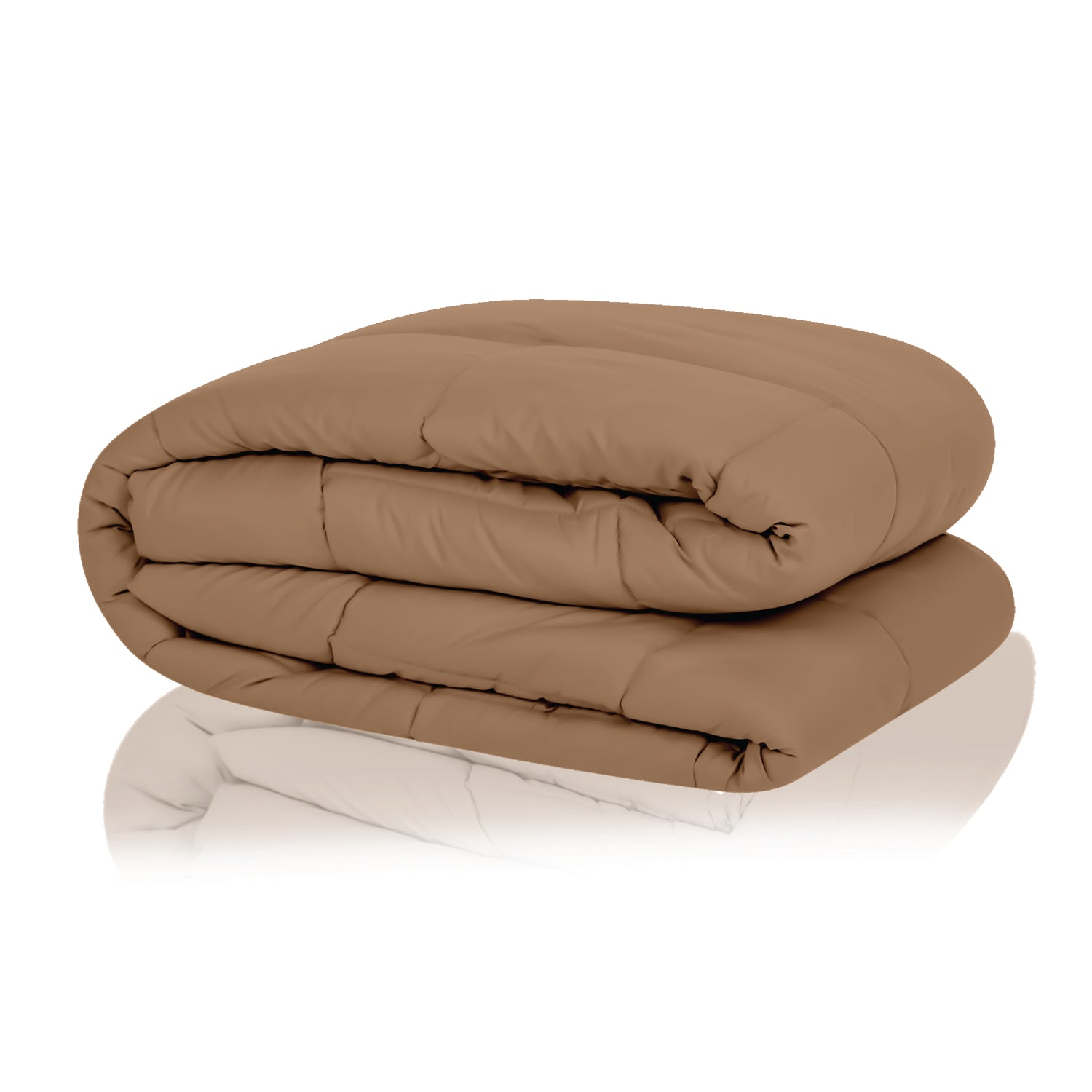 Plush Reversible Comforter Down Alternative - Almond Milk + Egg Nog