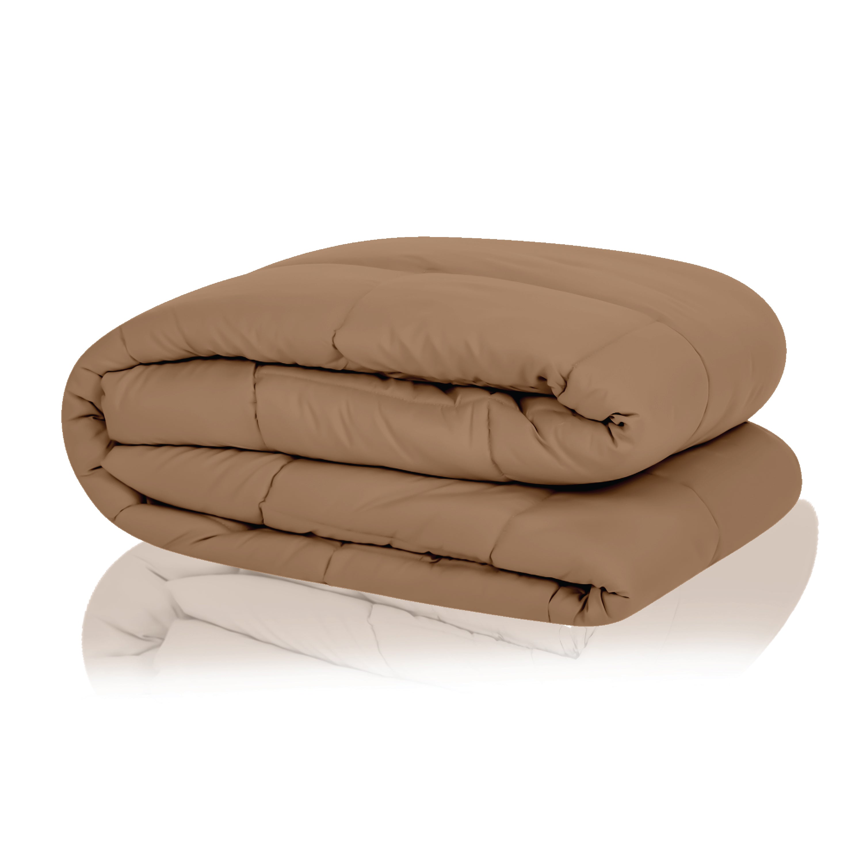 Plush Reversible Comforter Down Alternative - Almond Milk + Egg Nog