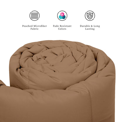 Plush Reversible Comforter Down Alternative - Almond Milk + Egg Nog