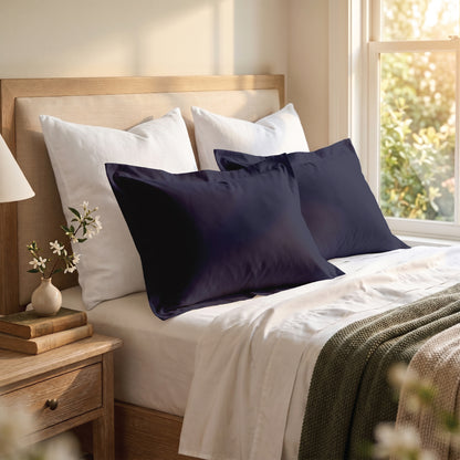 Classic Percale Cotton Pillow Cover Set of 6 Pcs