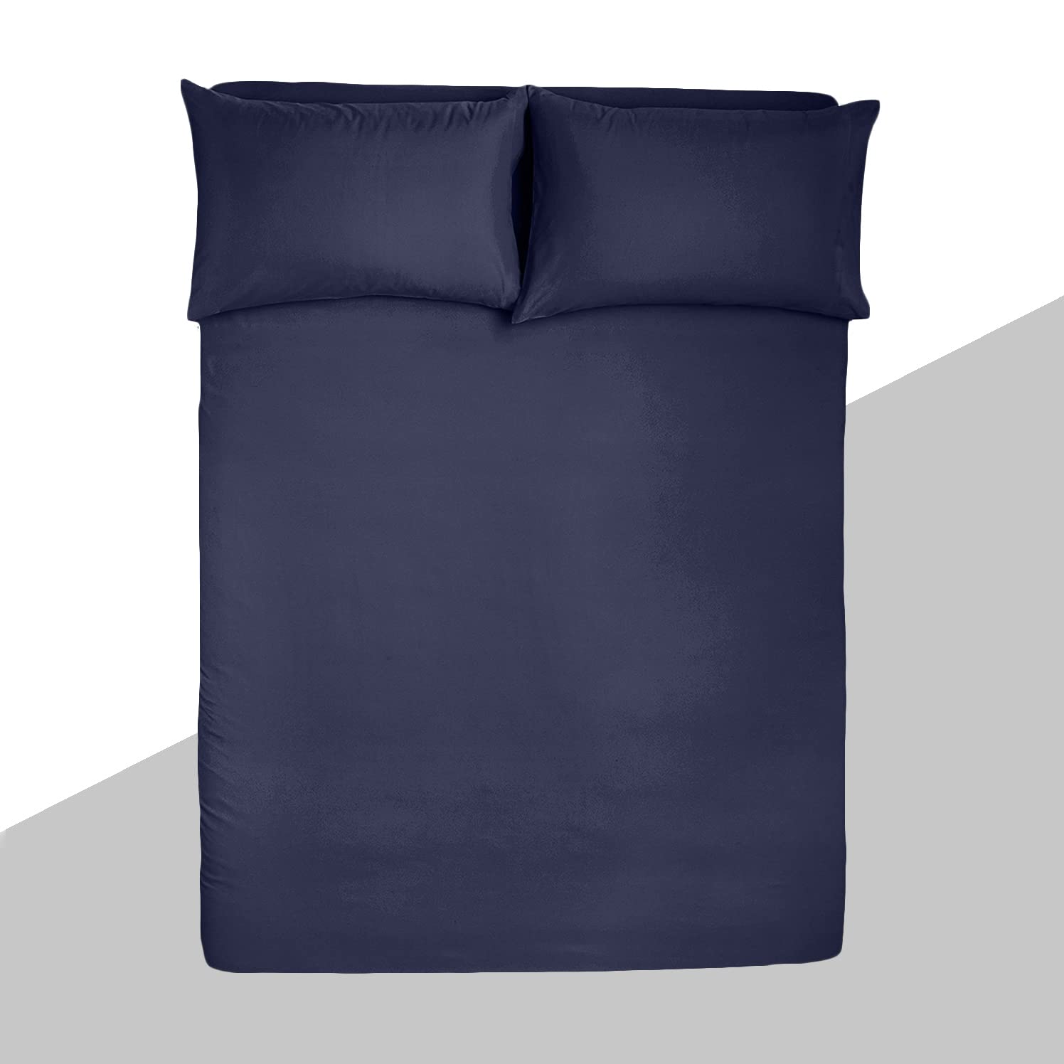 Bedsheet Single / Double Bed, Dark Blue