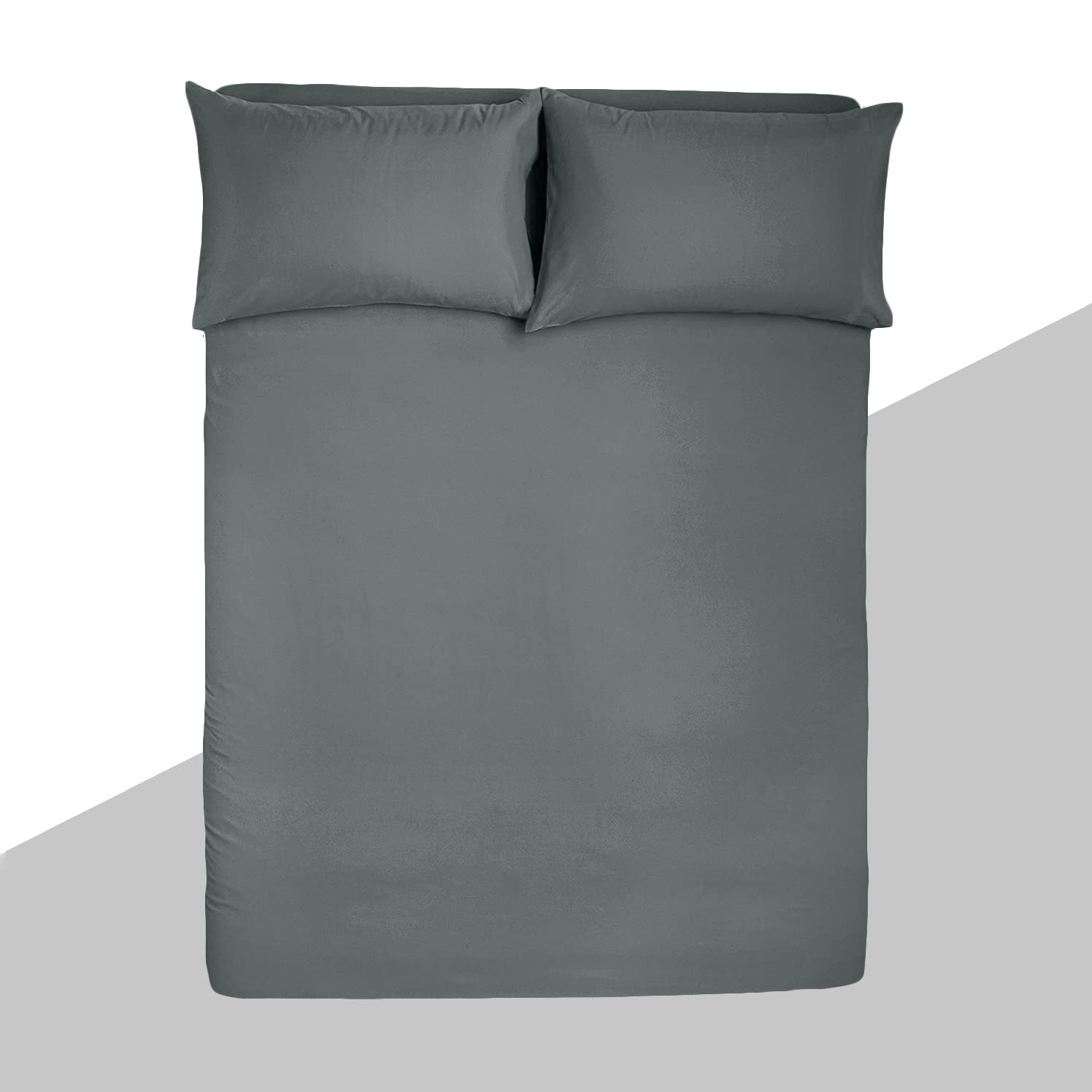 Bedsheet Single / Double Bed, Grey