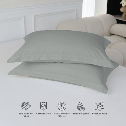 Classic Percale Cotton Pillow Cover Set of 6 Pcs