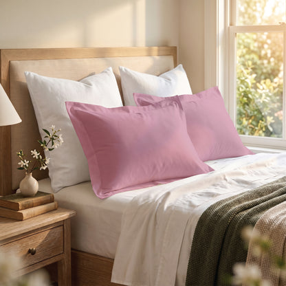 Classic Percale Cotton Pillow Cover Set of 6 Pcs