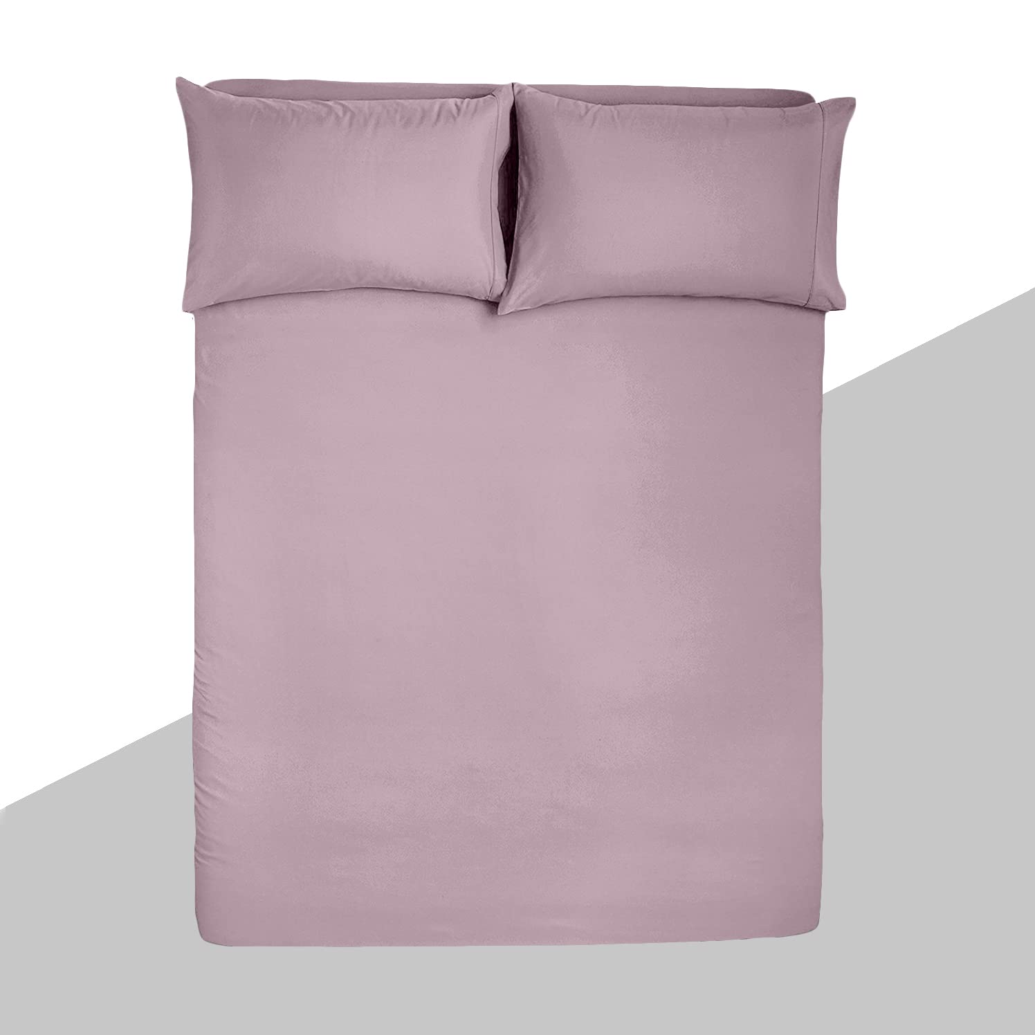Bedsheet Single / Double Bed, Mid Lilac