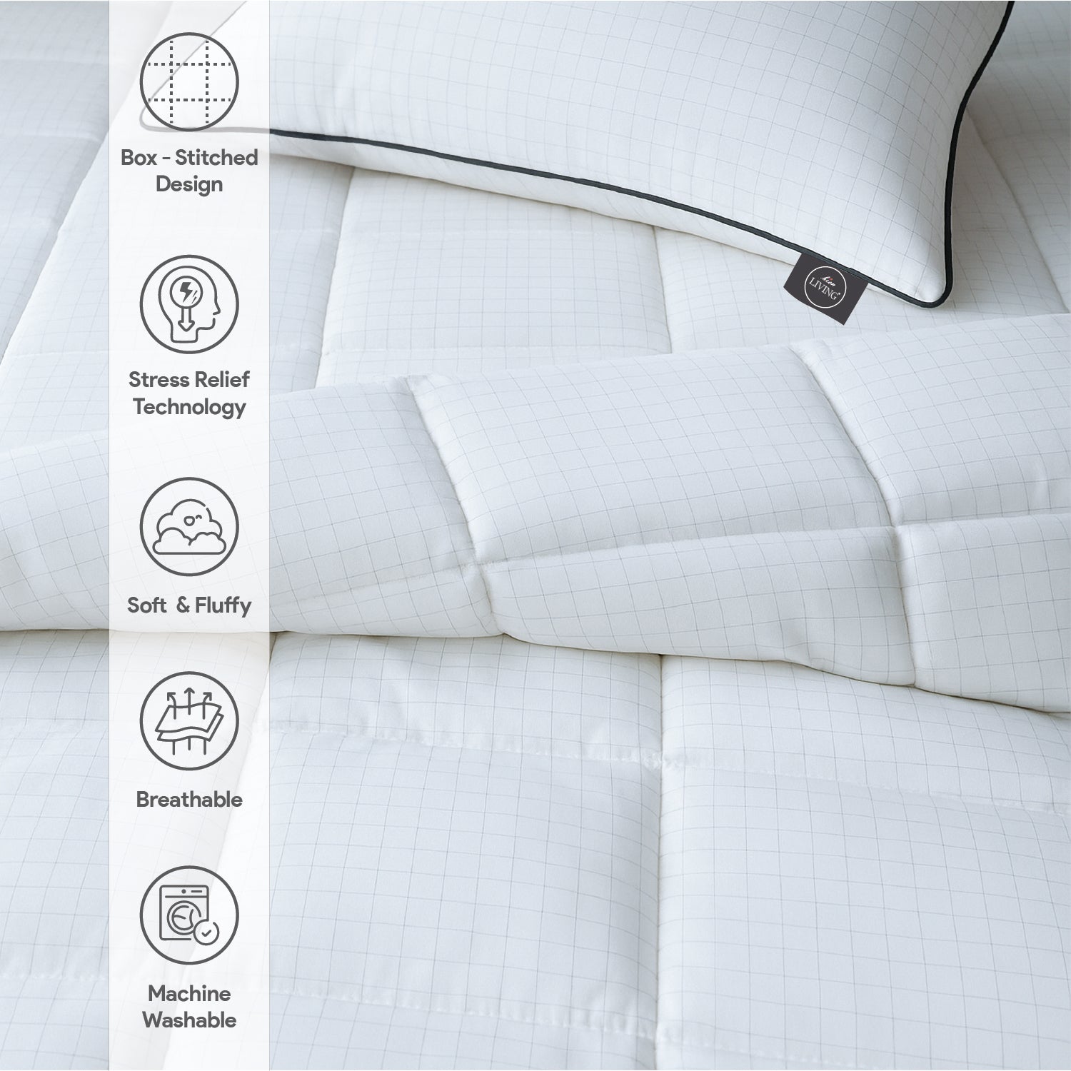 White Story Anti Stress Duvet
