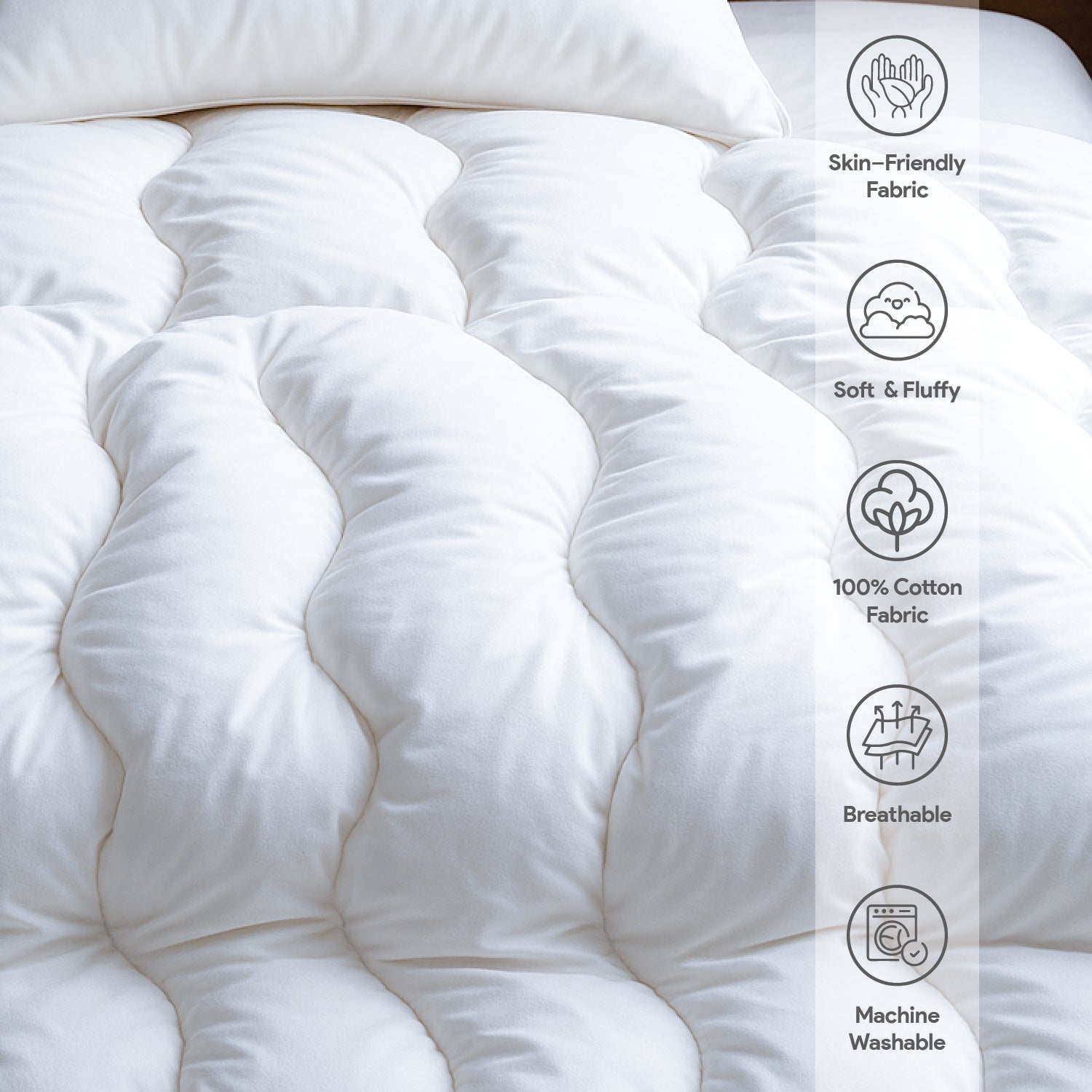 White Story Down Alternative Duvet