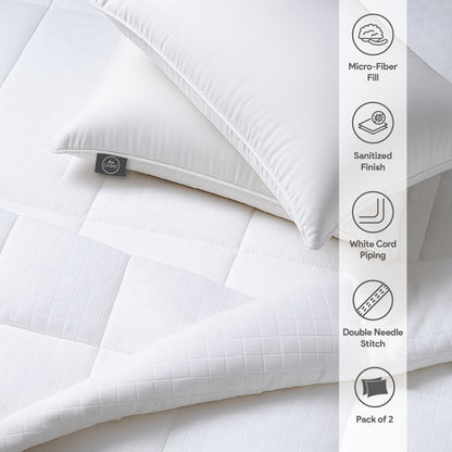 White Story Regency Check Duvet