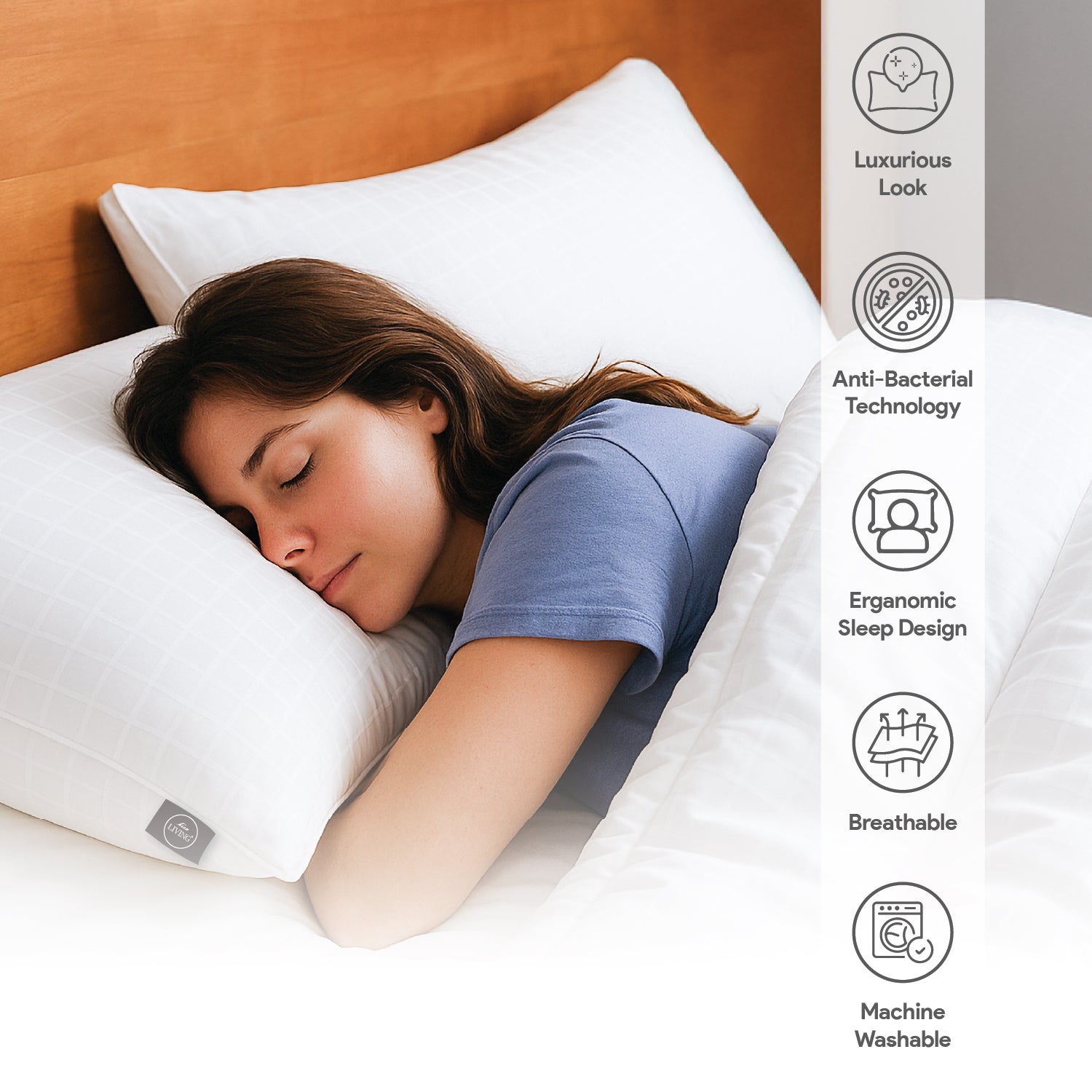 White Story Regency Check Duvet