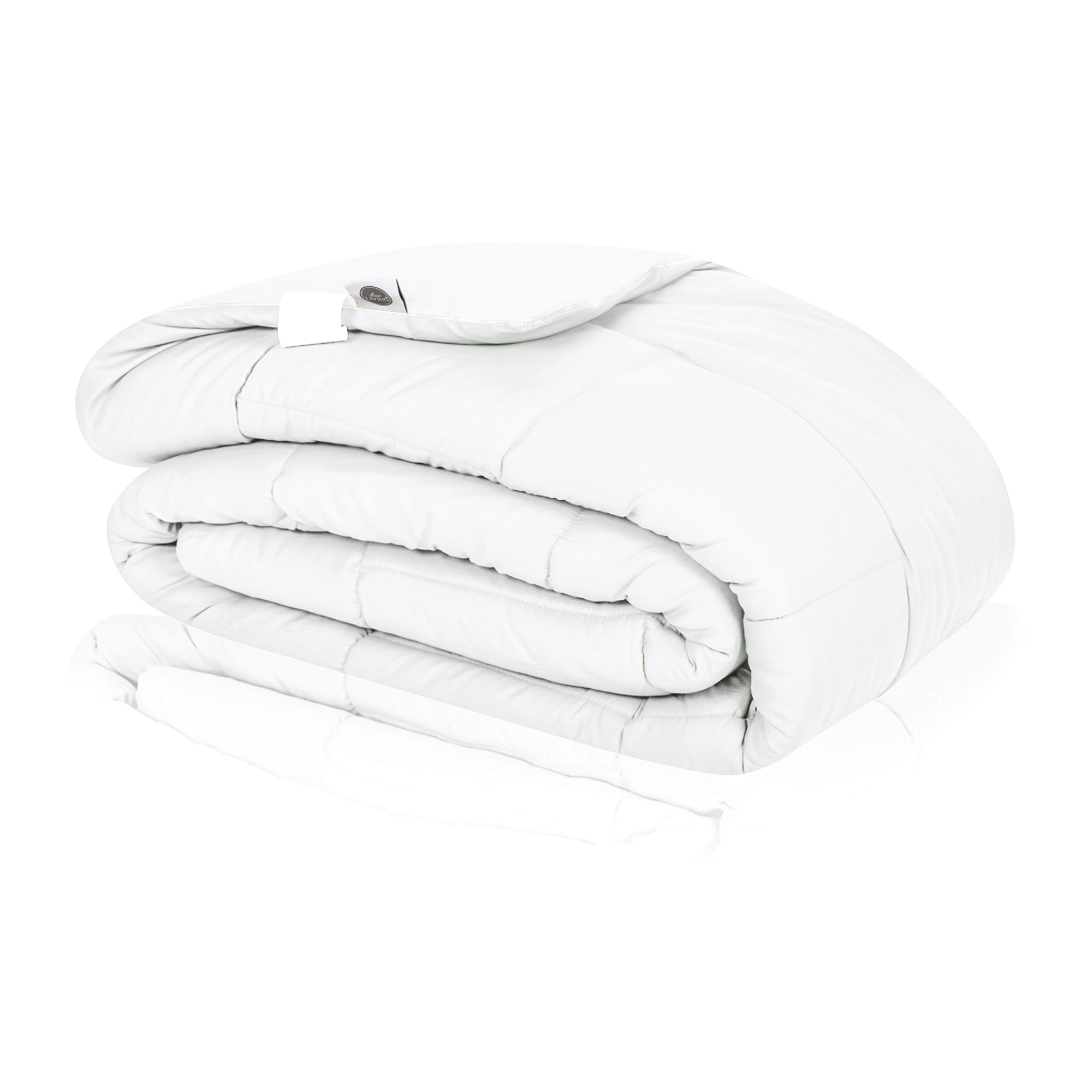 Plush Comforter Down Alternative, White