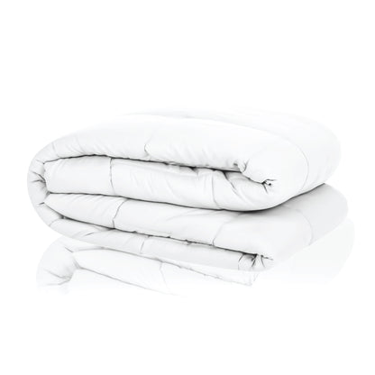 Plush Comforter Down Alternative, White