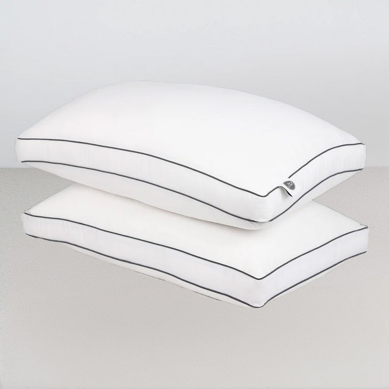 Plush Firm Pillow , White (Pack of 2)